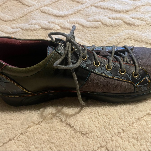 L'ARTISTE Olive Lace-Up Shoes 41 Danli-Grym like new - Picture 5 of 12